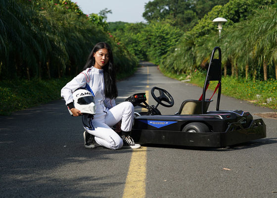 Park rozrywki Elektryczny Mini Go Kart 3000 obr/min Regulowany fotel