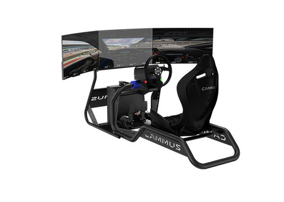 CAMMUS Sim Racing Simulator Cockpit z wklęsłymi pedałami sprzęgła