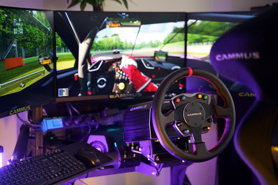 PC Rig Simulator Racing Game Machine Kierownica z pedałem